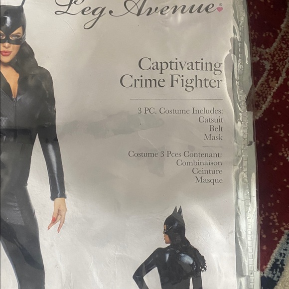 Leg Avenue Captivating Crime Fighter Costume Women’s L– New - Picture 2 of 4